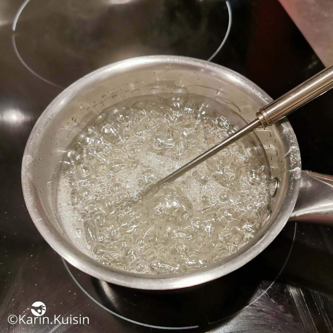 eau sucre glucose bouillir