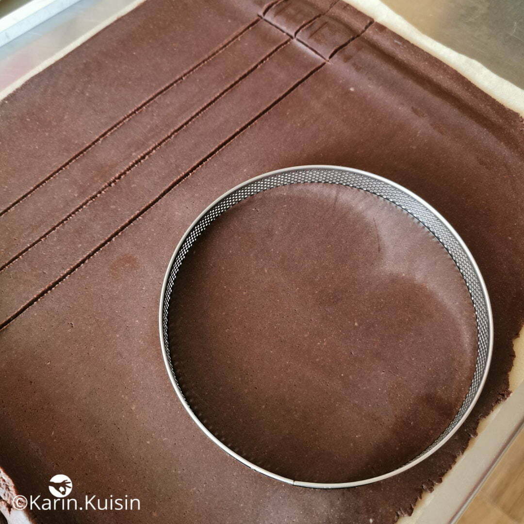 pâte tarte cacao détailler