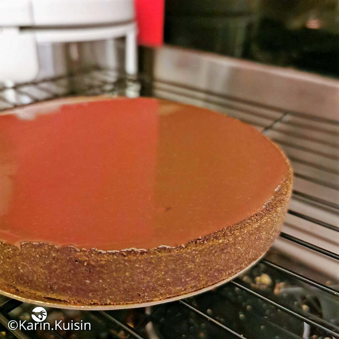 ganache fond de tarte verser