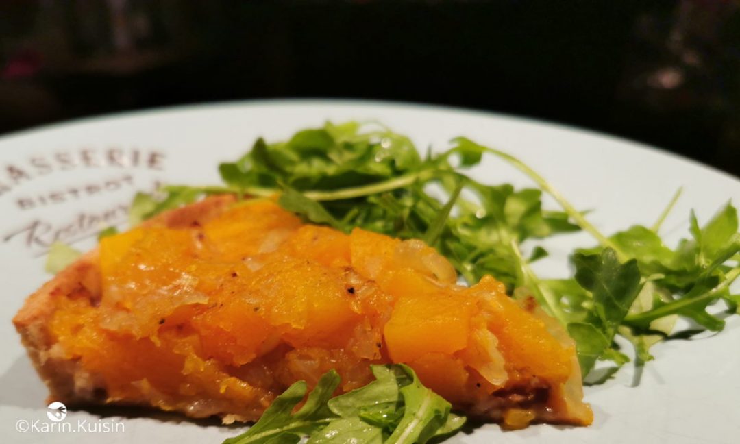 tarte potiron salade final découpe