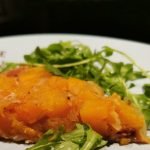tarte potiron salade final découpe