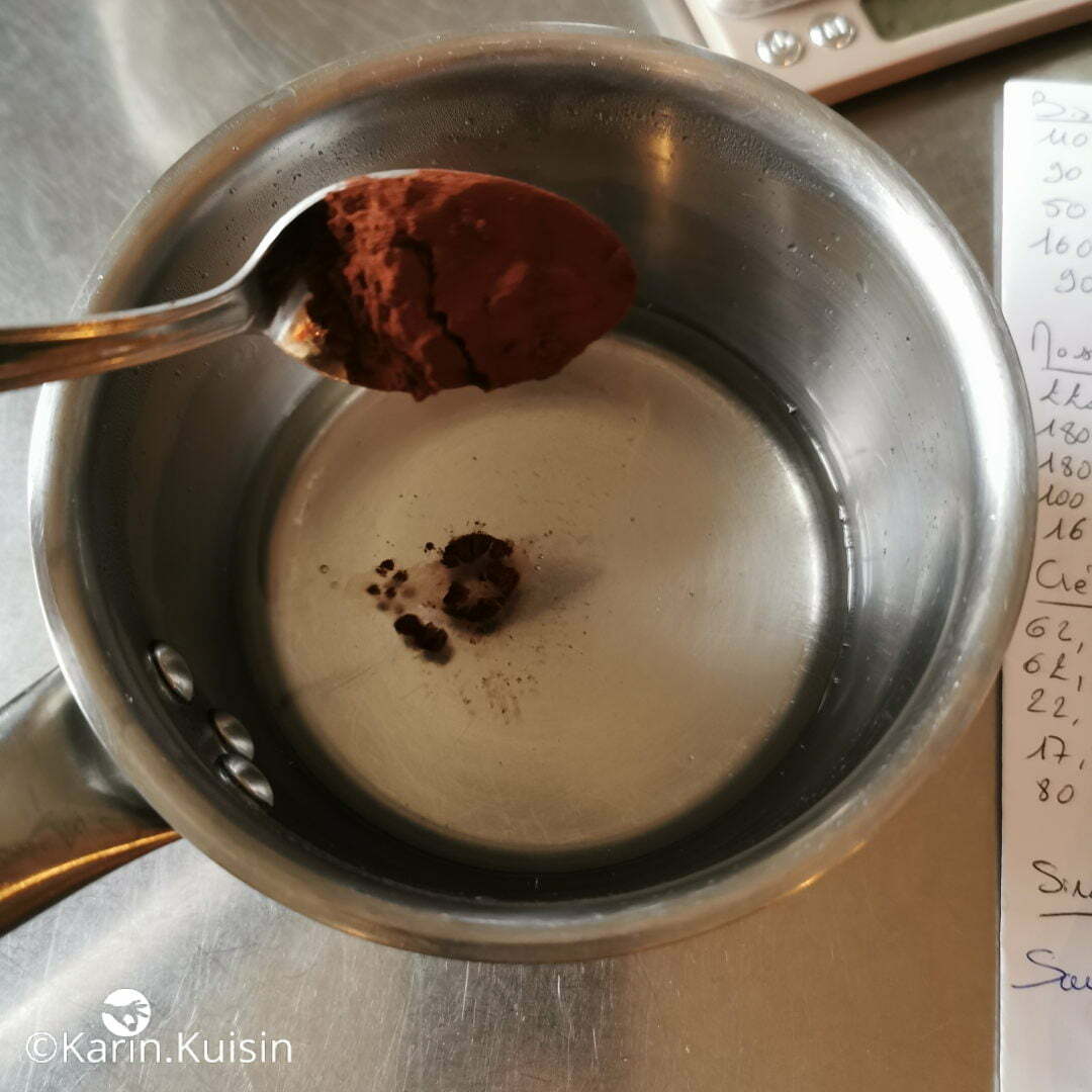 sirop cacao ajouter