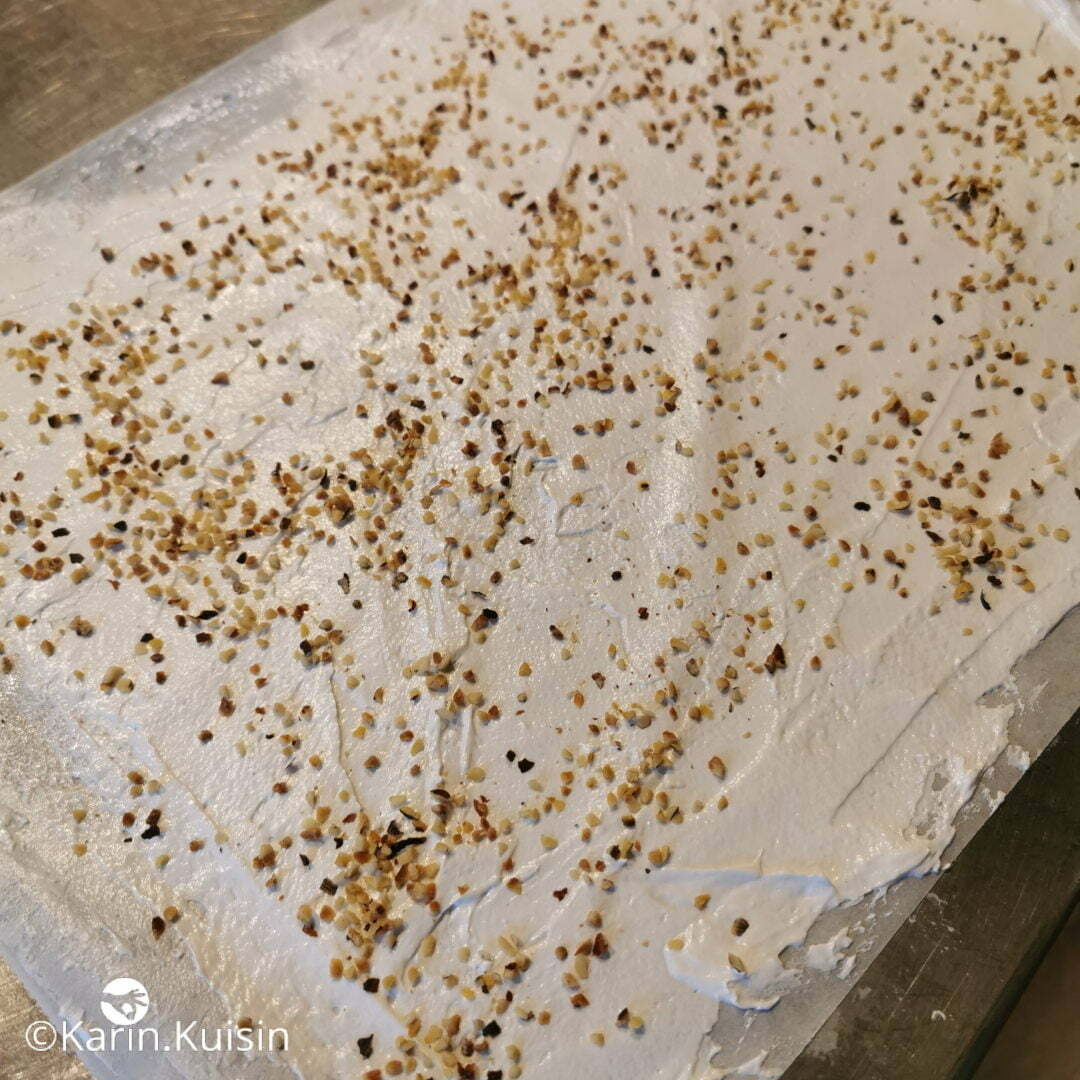 meringue noisette parsemer