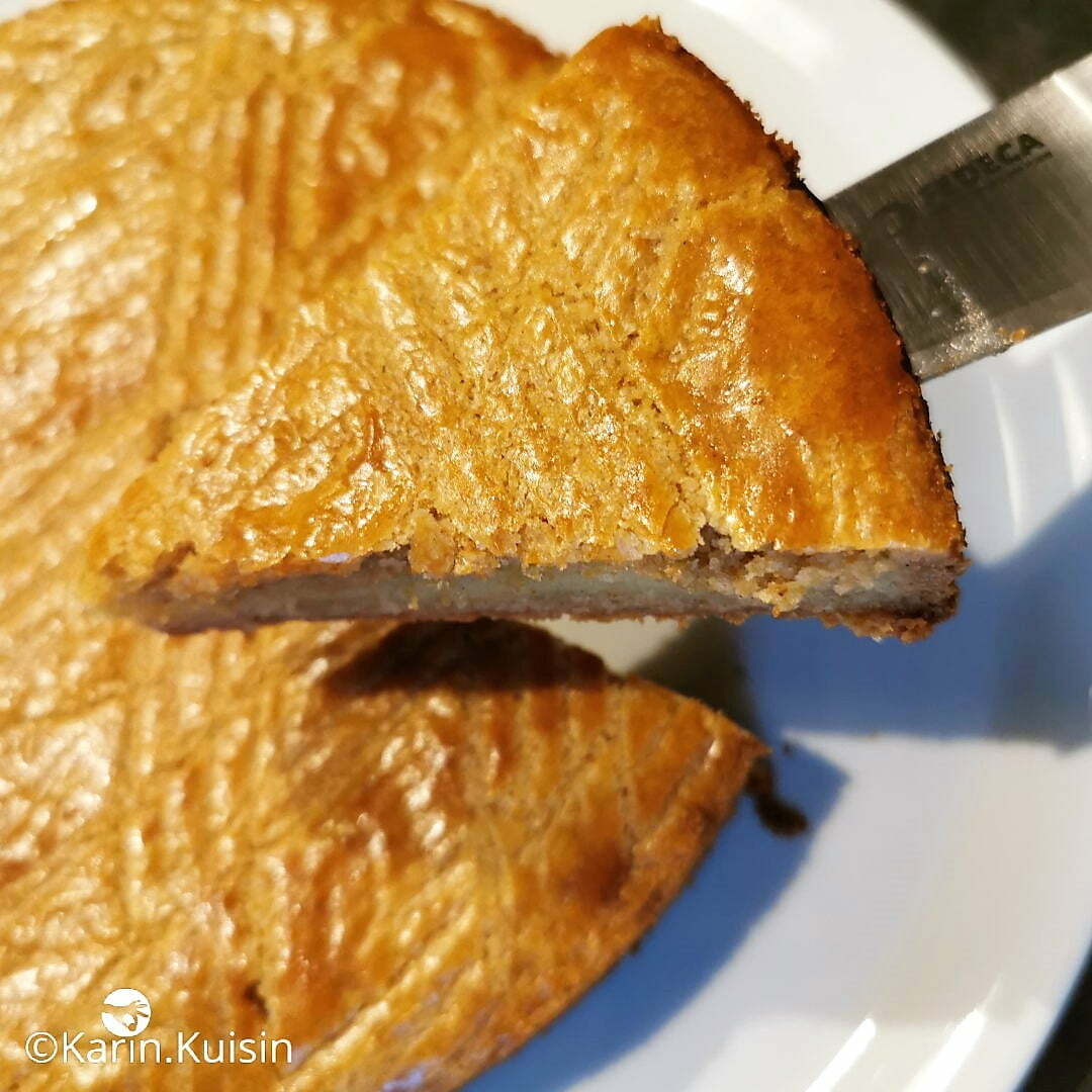 gâteau basque final découpe Thierry Bamas