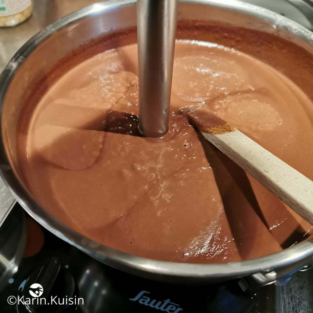 crème chocolat mixer