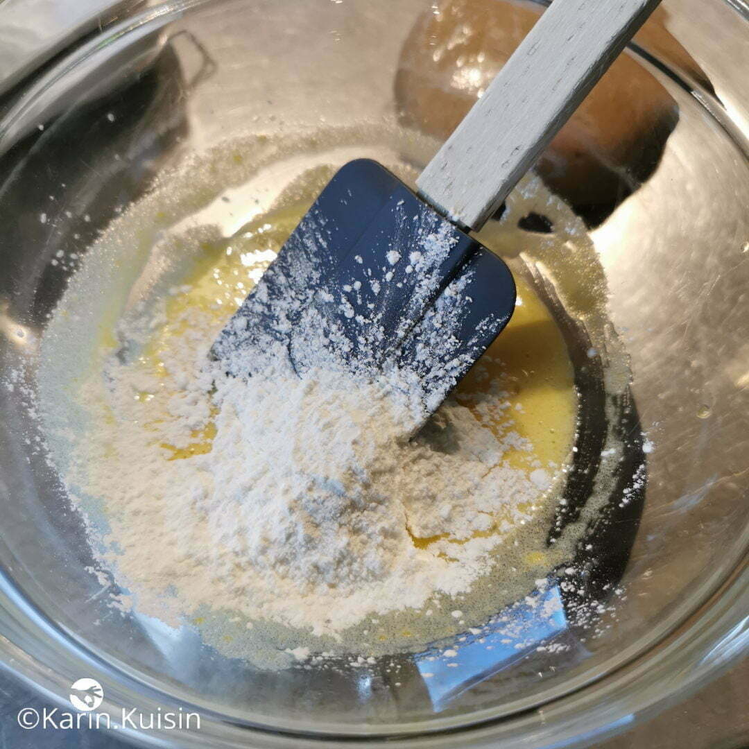 oeuf sucre fécule ajouter