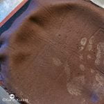 pâtes cacao cercle foncer
