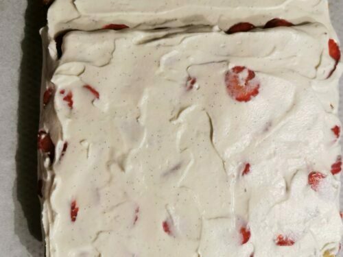ganache fraise lisser