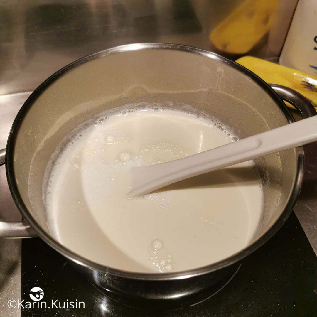 lait crème chauffer