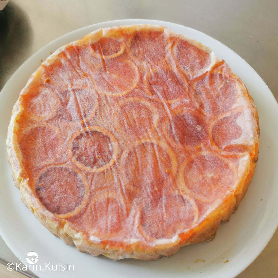 gâteau orange démouler
