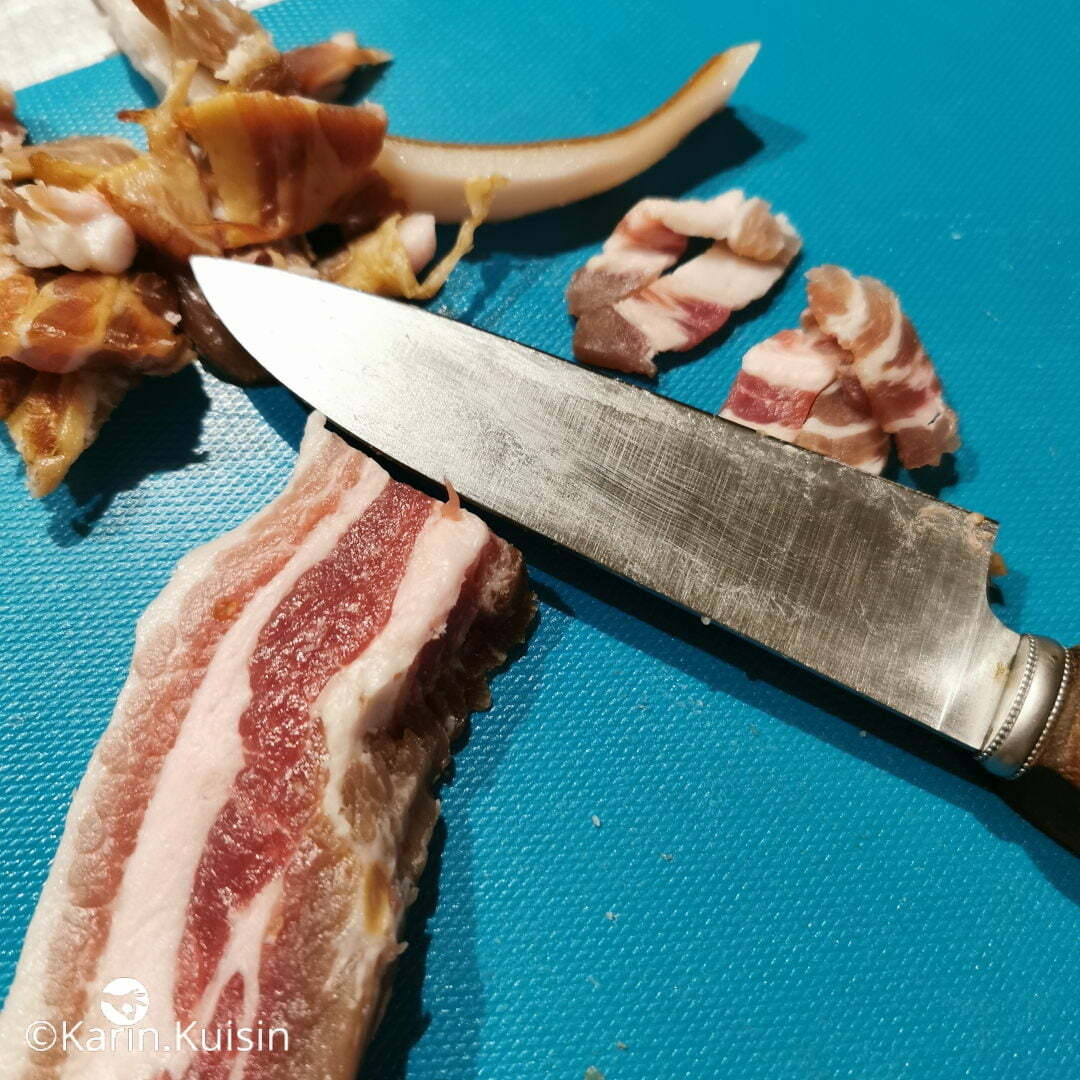 lard fumé détailler