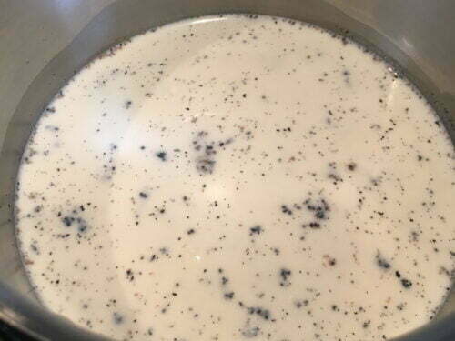 lait vanille infuser