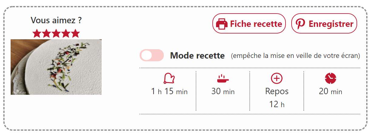 Fiche amélioration