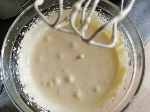 oeuf jaune sucre fouetter