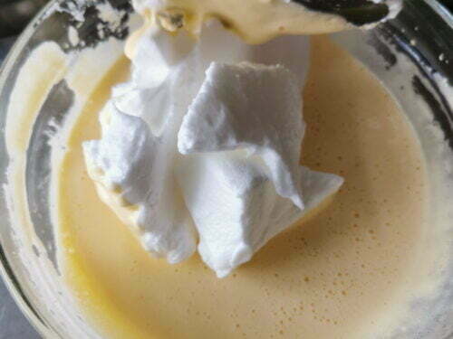 appreil jaune meringue mélanger