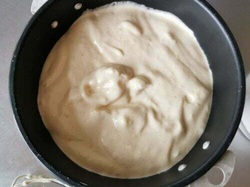 chiffon cake moule verser