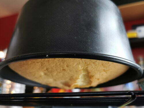 chiffon cake retourner