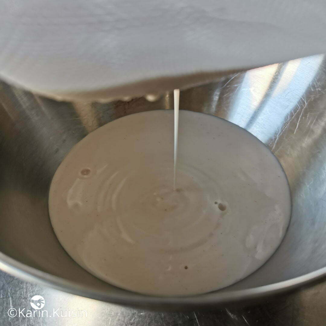 lait amande filtrer