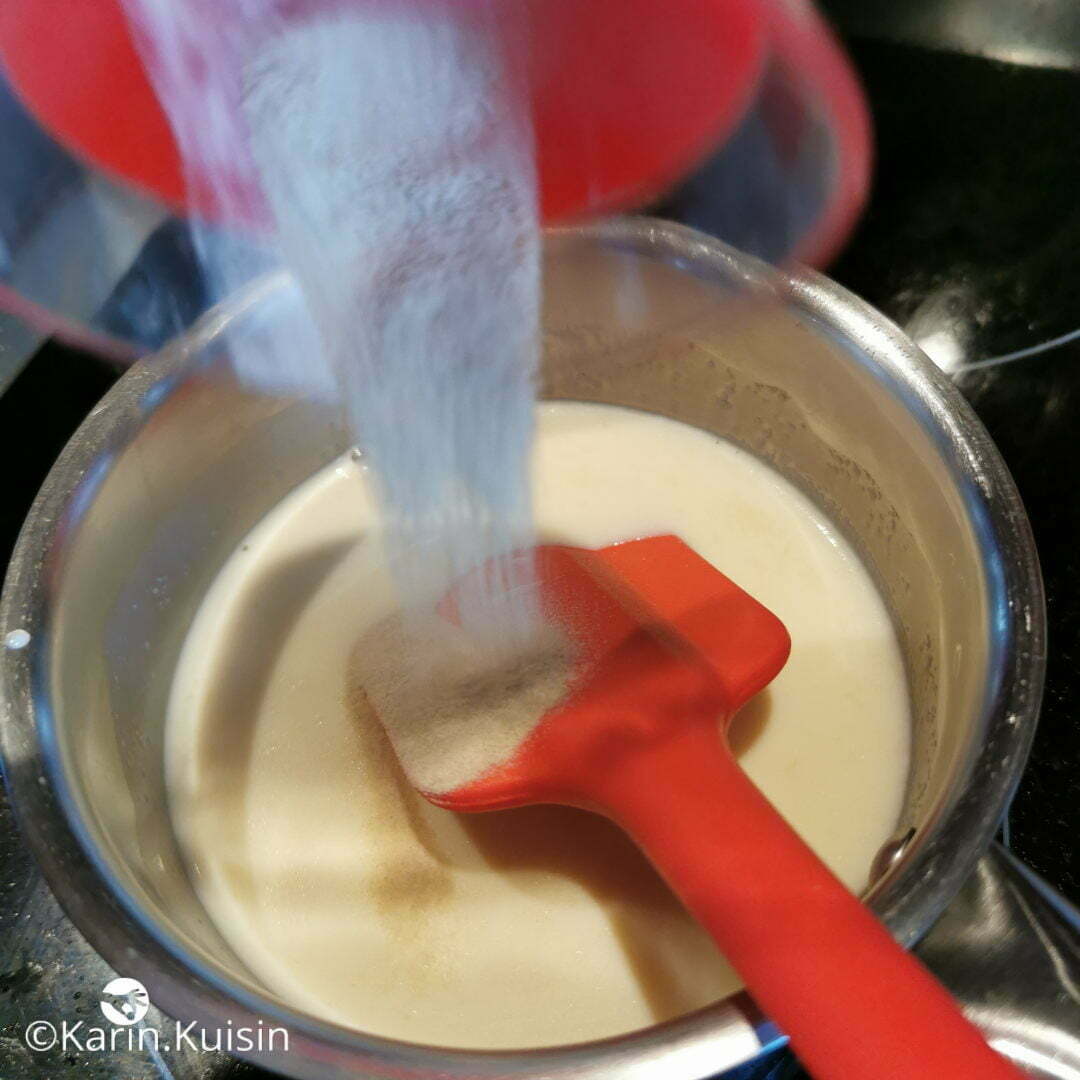 lait agar-agar verser