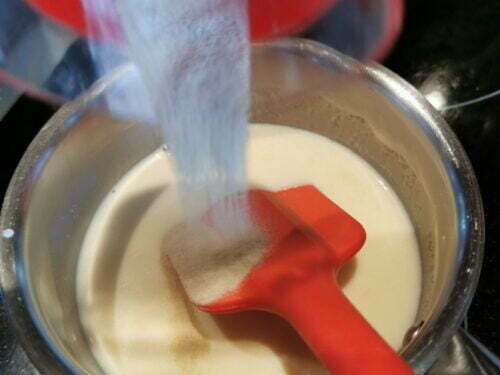 lait agar-agar verser