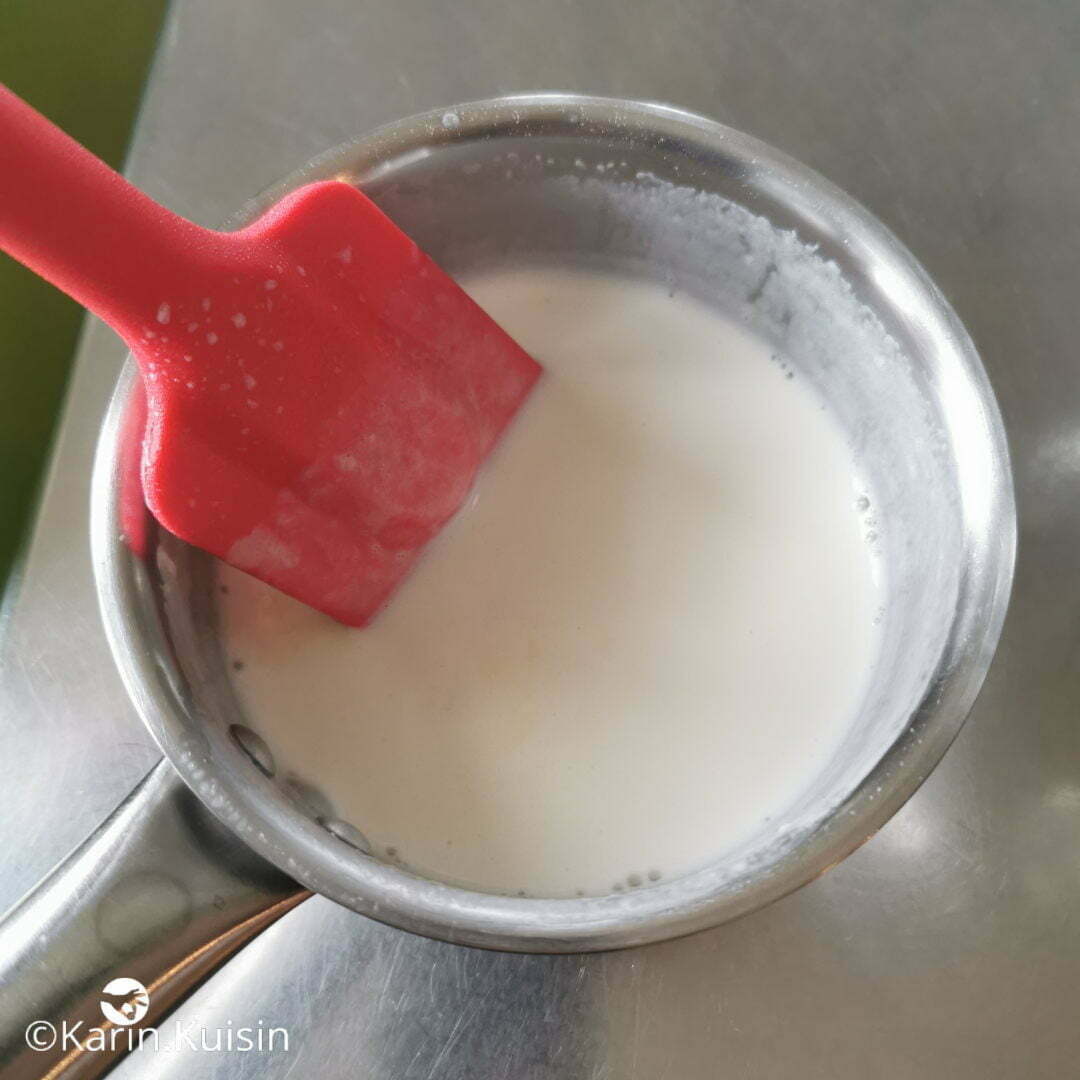 lait agar-agar bouillir