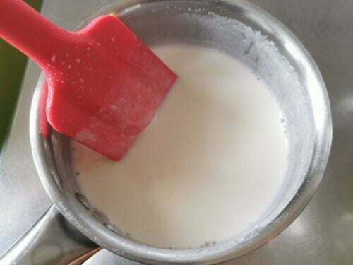 lait agar-agar bouillir