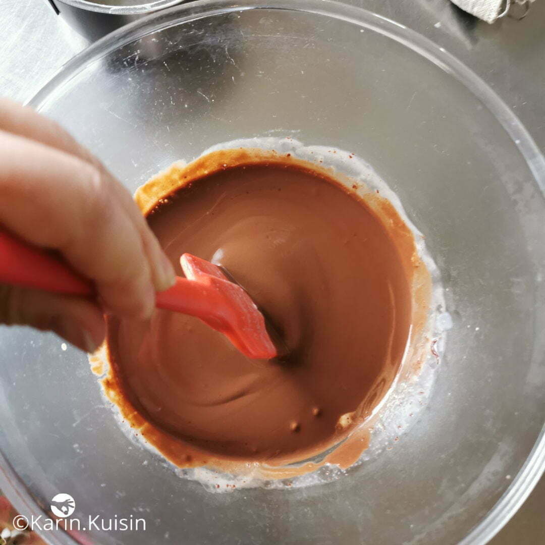 ganache chocolat émulsionner