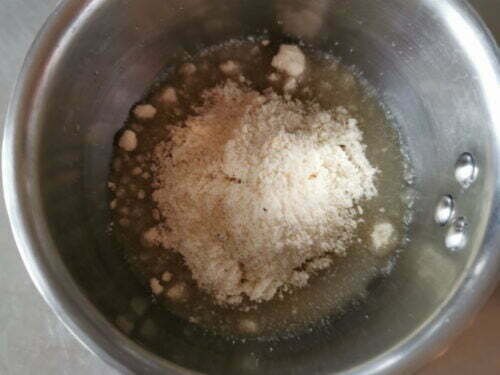 sirop poudre amande ajouter