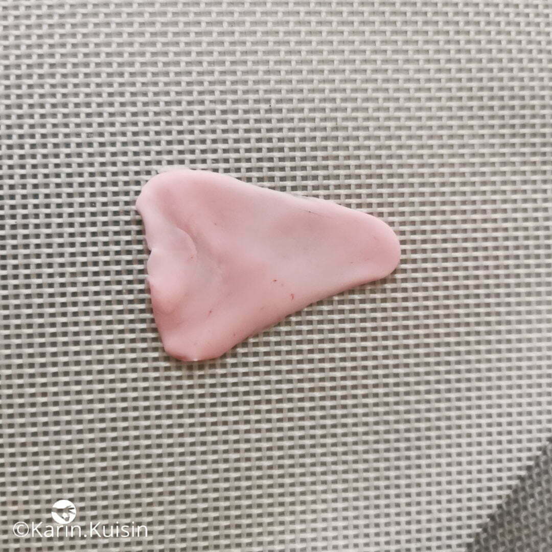 pâte à sucre rose colorer