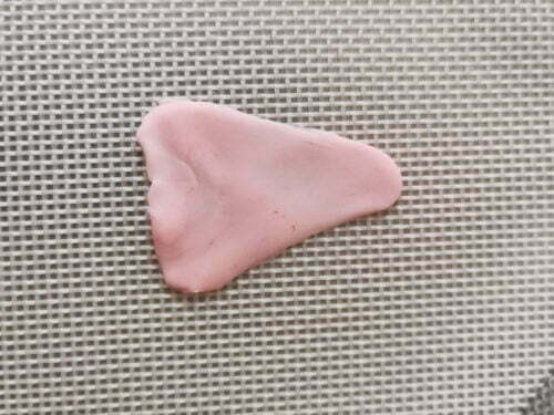 pâte à sucre rose colorer