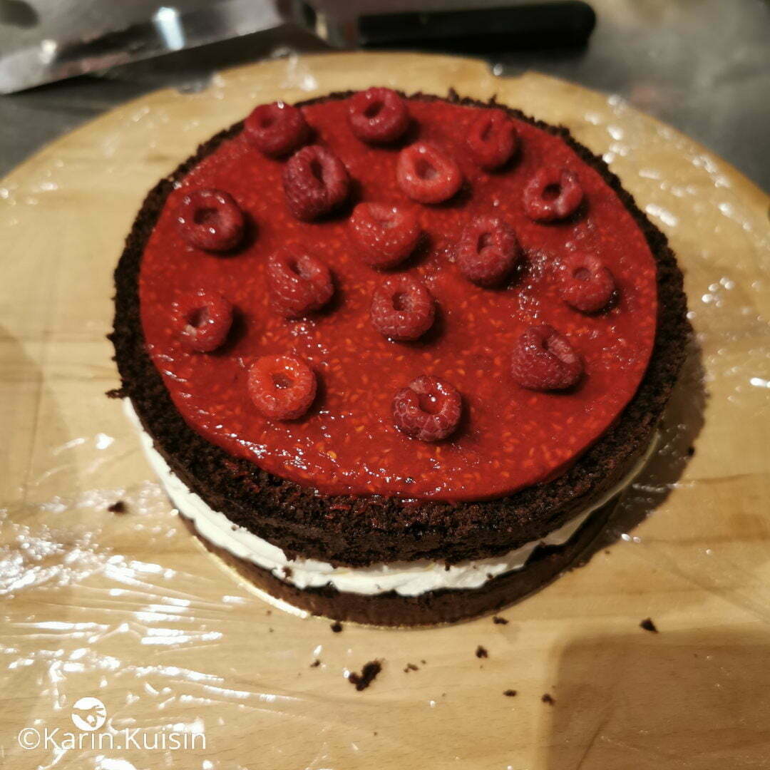montage framboise parsemer