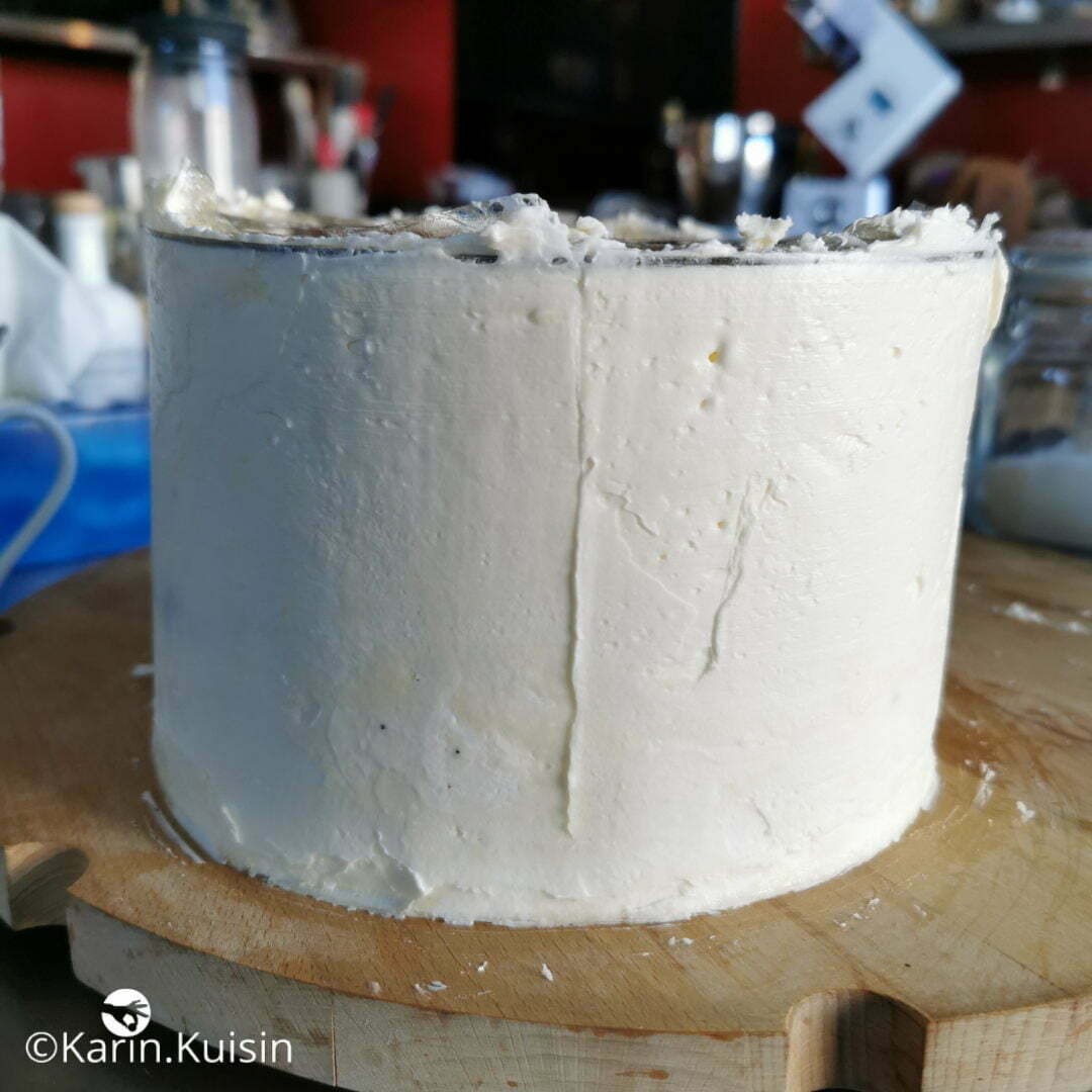 gâteau masquer crème beurre