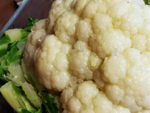 chou-fleur sel ajouter