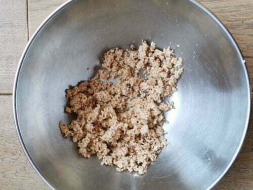 streusel coco mélanger