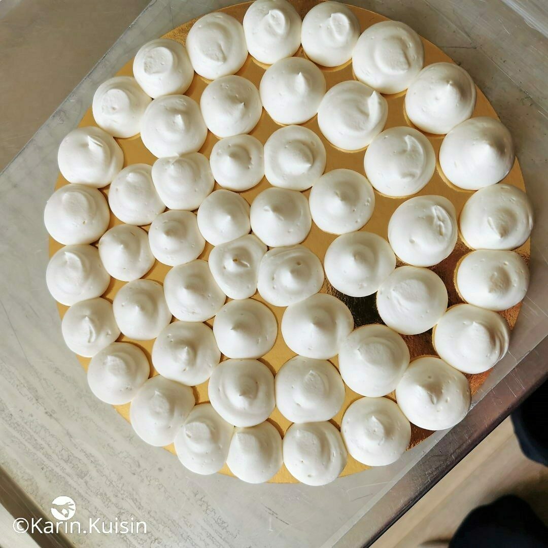 ganache montée pocher cercle