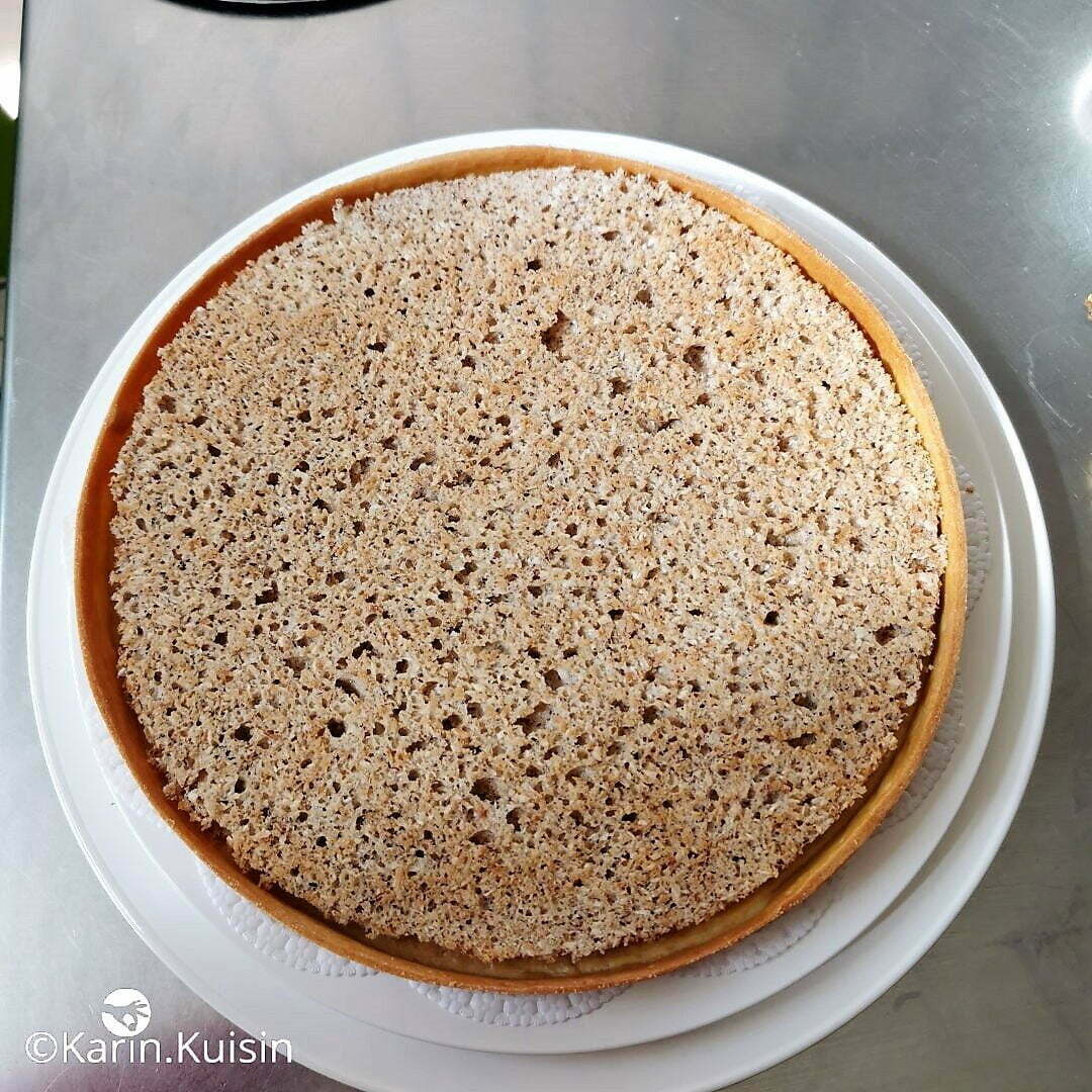 dacquoise fond de tarte déposer montage