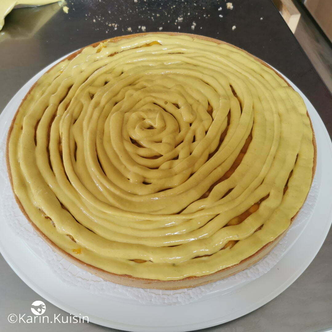 tarte crémeux pocher montage
