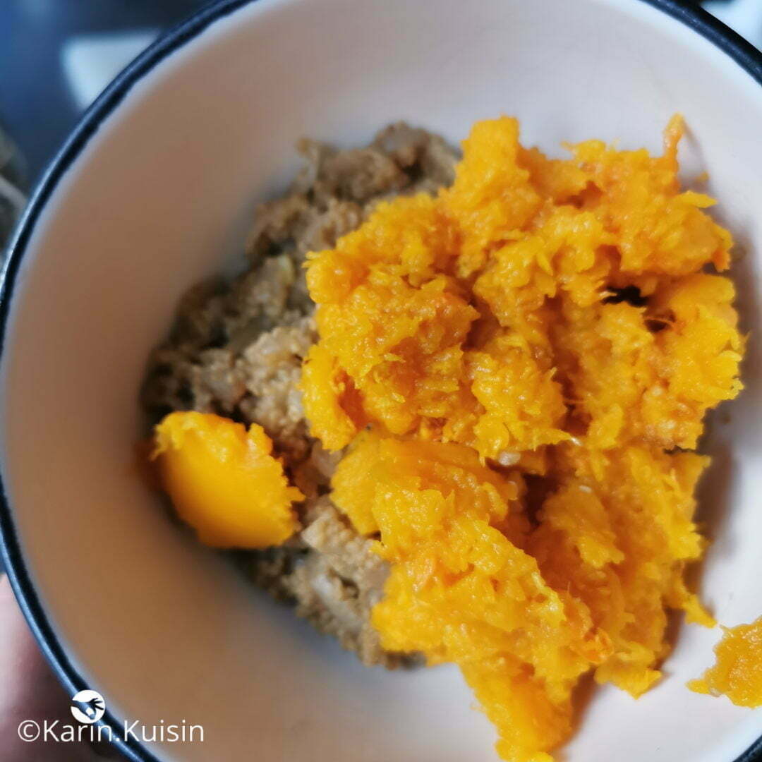 chair courge quinoa ajouter
