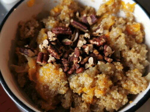 pécan quinoa courge ajouter