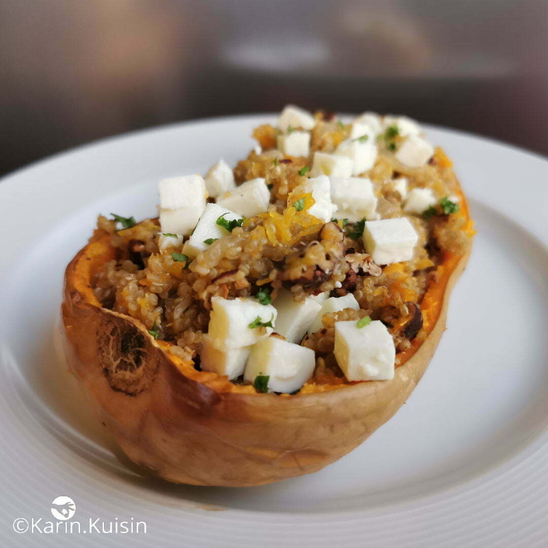 courge quinoa feta noix pécan