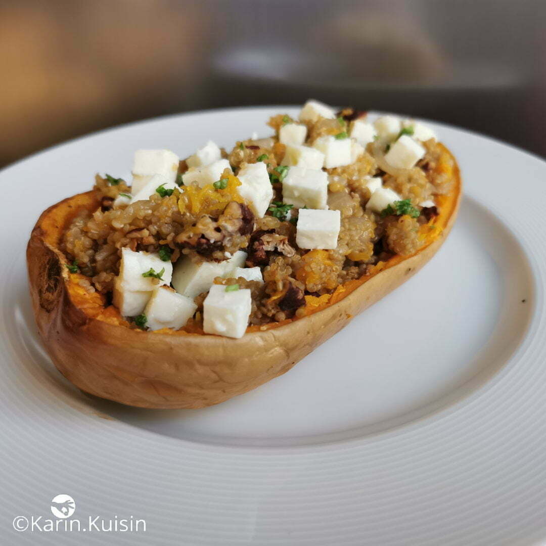 courge quinoa feta noix pécan
