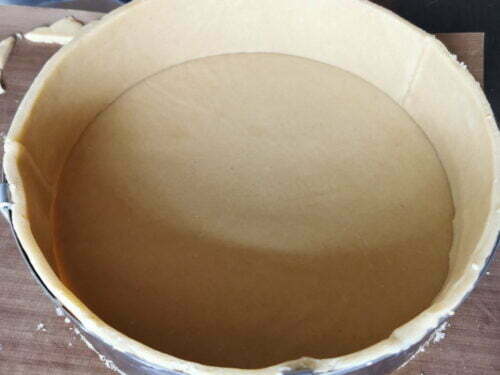 cercle pâte sucrée foncer