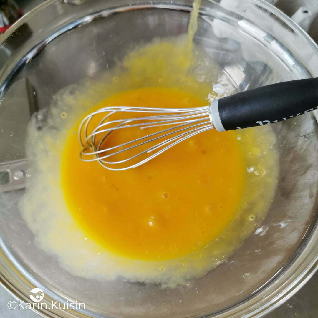 jaune oeuf mélanger