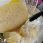 jaune oeuf sucre lait reverser