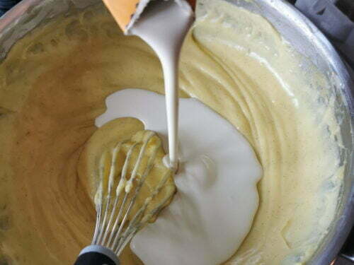 crème pâtissière 35% verser