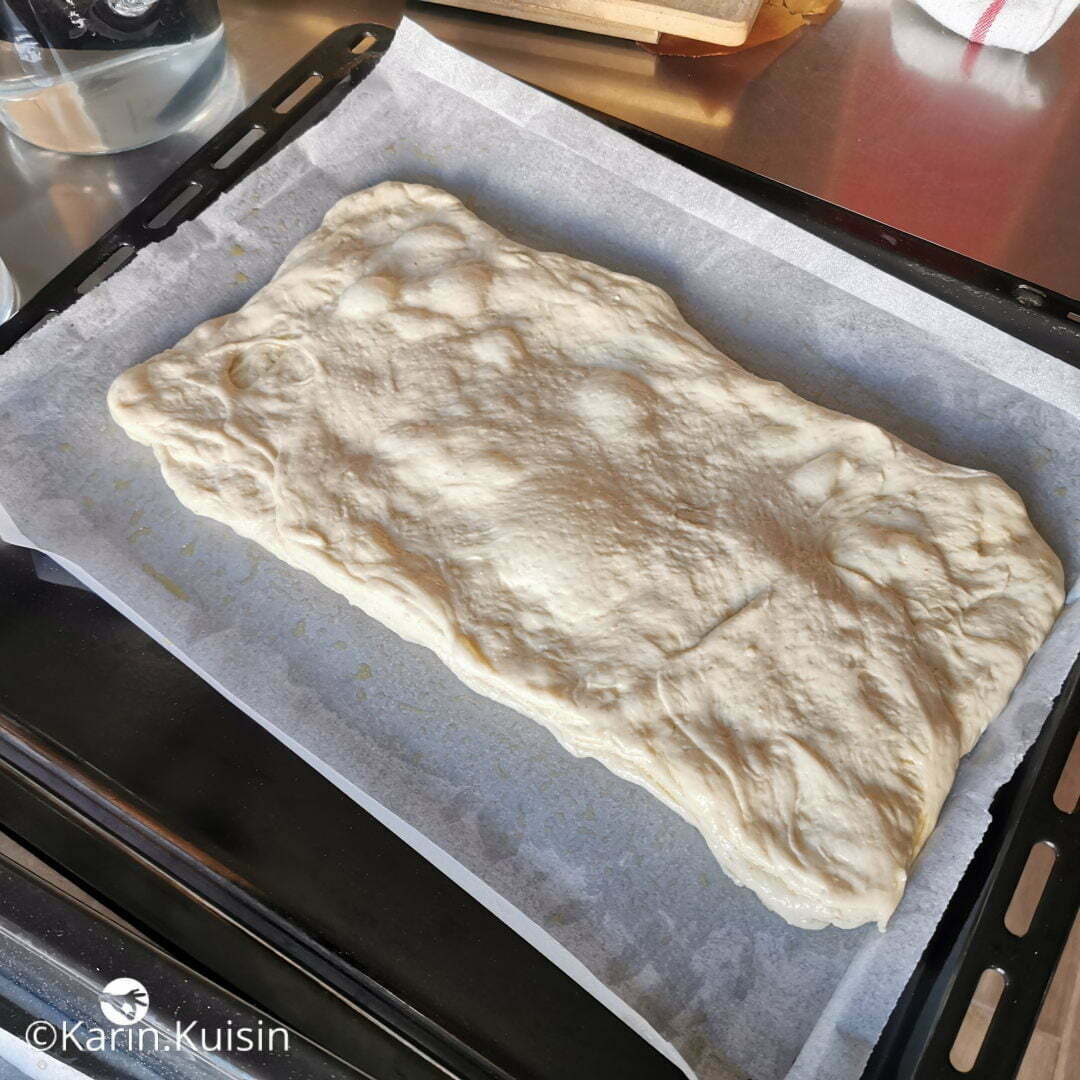 focaccia étaler rectangle