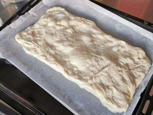 focaccia étaler rectangle