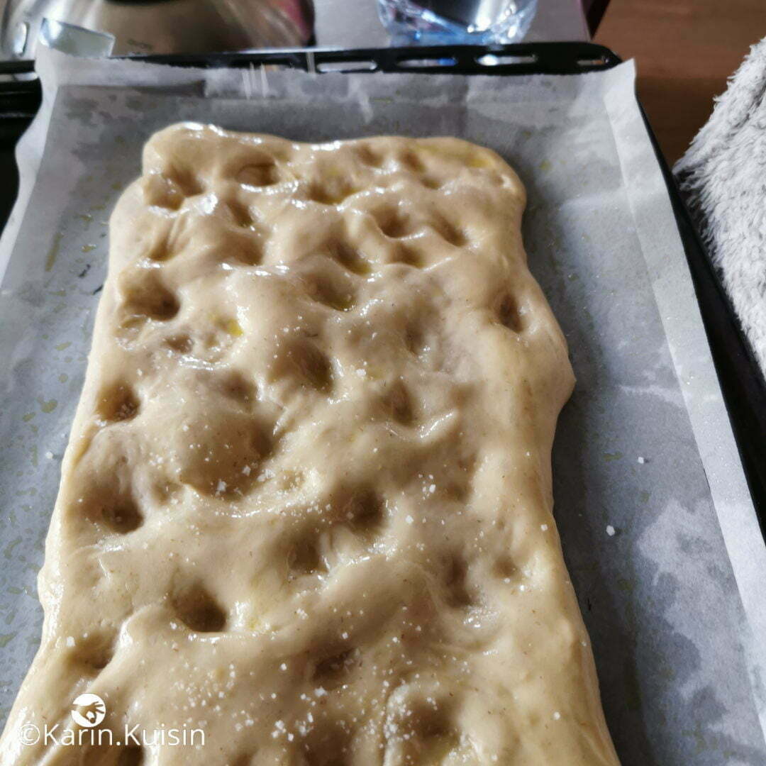 focaccia trou réaliser