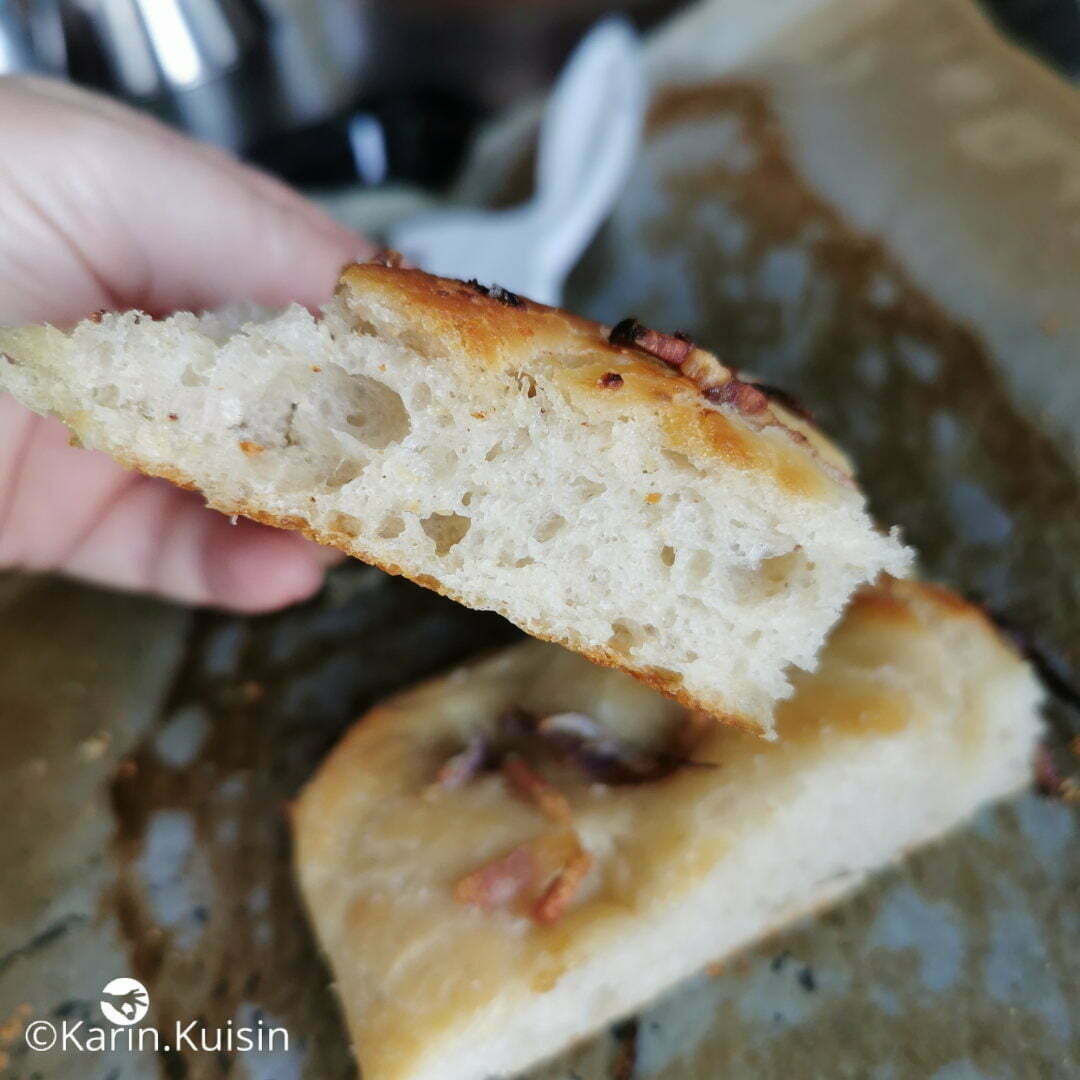 focaccia final découpe