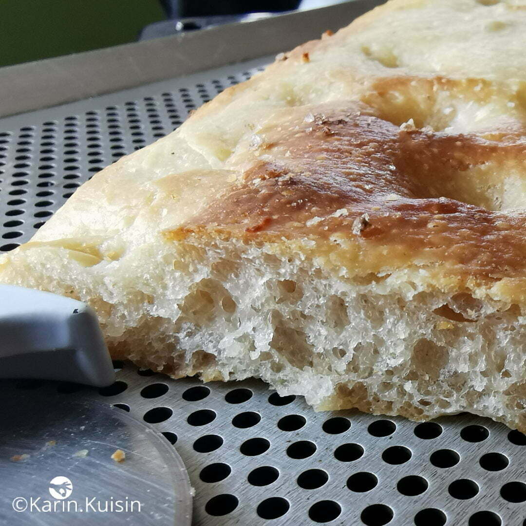 focaccia final découpe